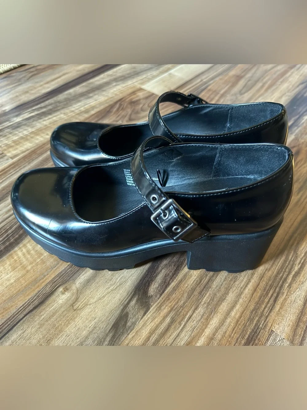 SEYCHELLES Chunky Mary Jane Heels in Black